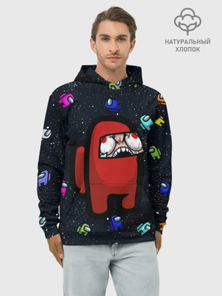 Худи мужской база хлопок / AMONG US