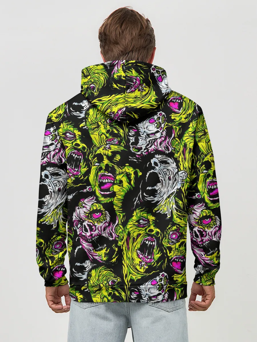 Худи мужской база хлопок / ЗОМБИ