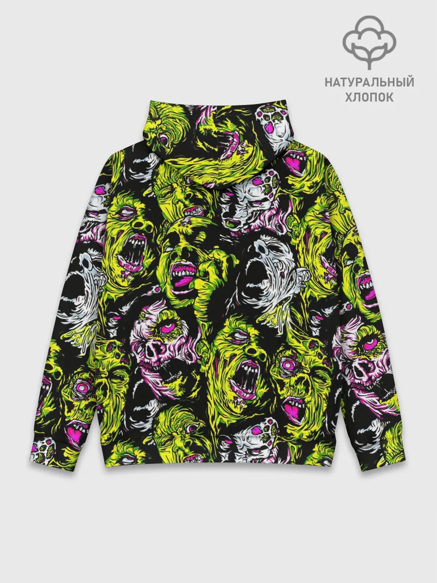 Худи мужской база хлопок / ЗОМБИ
