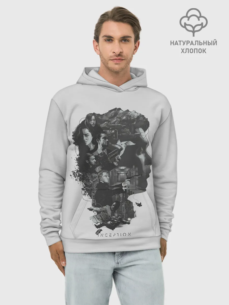 Худи мужской база хлопок / Inception