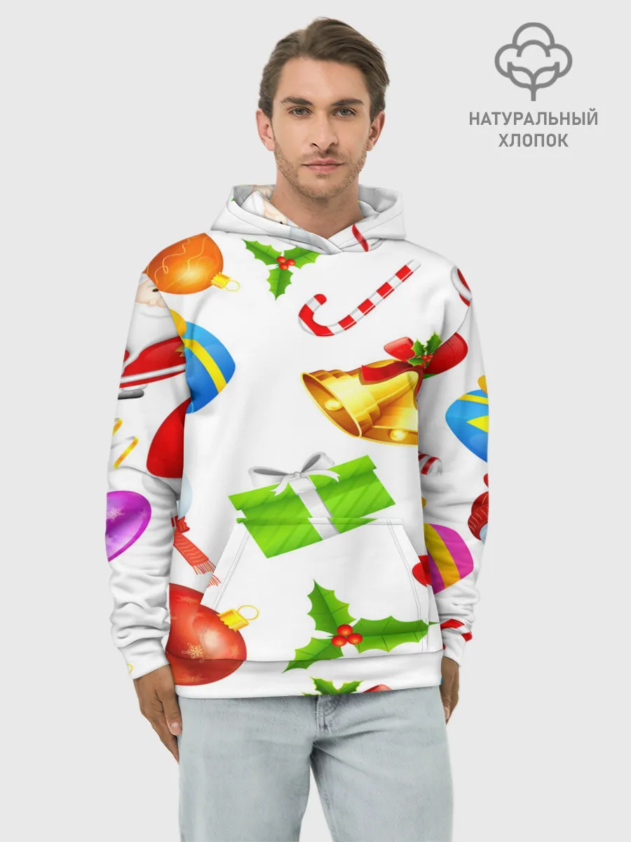 Худи мужской база хлопок / Новый год!