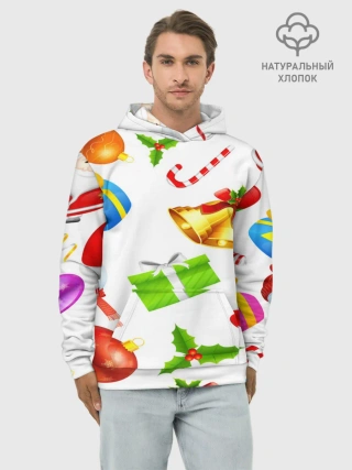 Худи мужской база хлопок / Новый год!