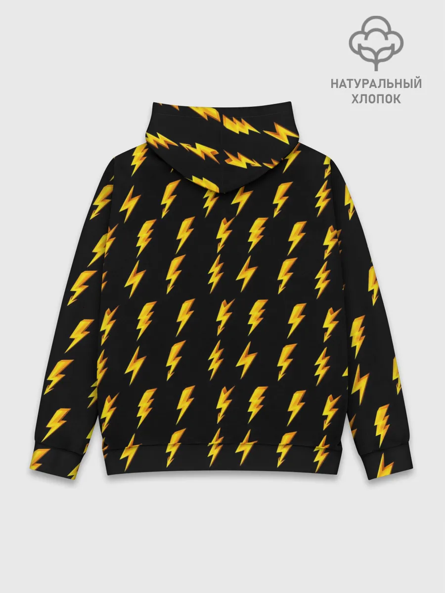 Худи мужской база хлопок / ПИКАЧУ