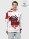 Худи мужской база хлопок / AMONG US - МОНСТР