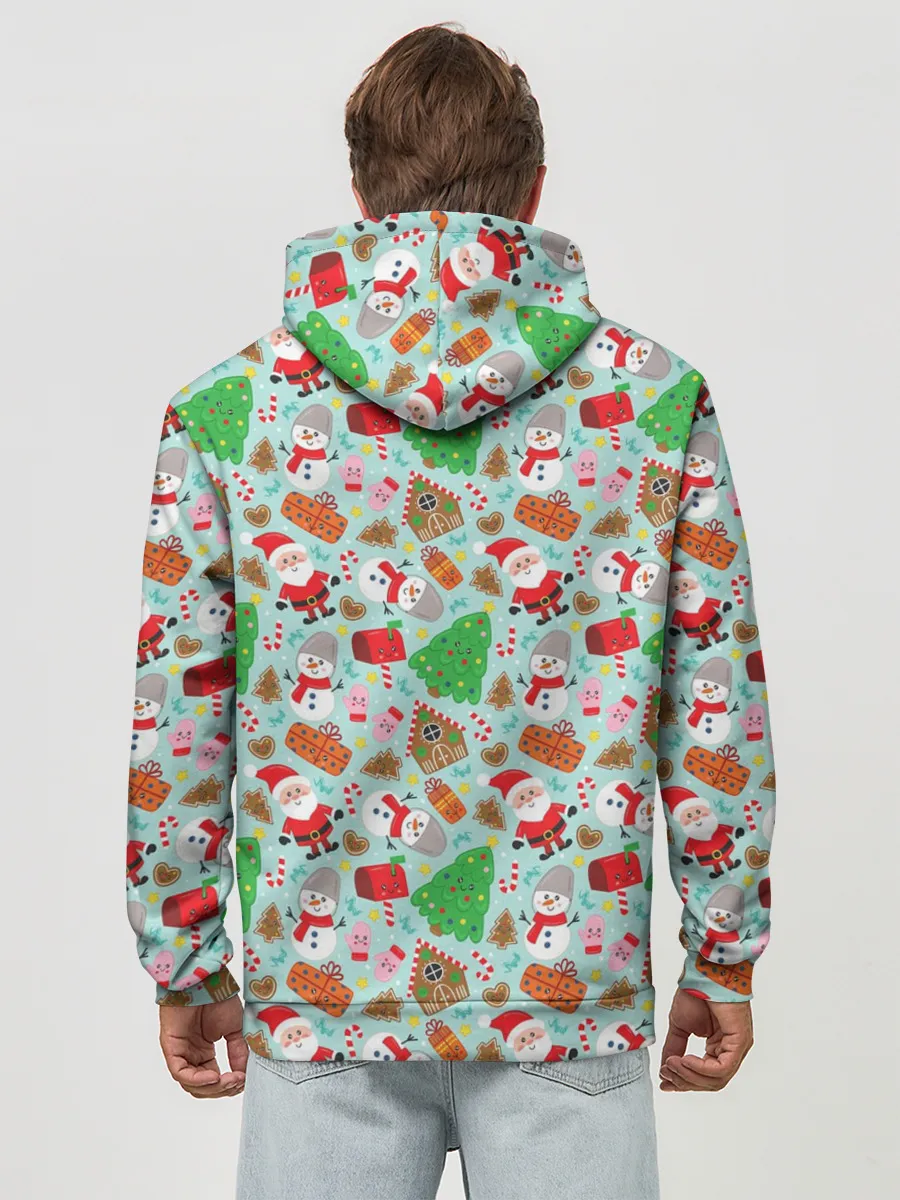 Худи мужской база хлопок / Новый Год