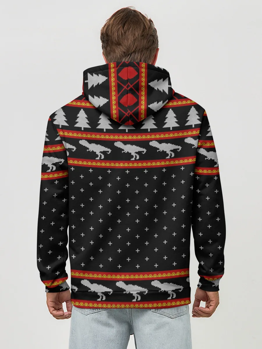 Худи мужской база хлопок / Merry Rex-mas