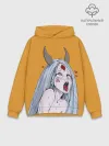 Худи мужской база хлопок / Ahegao Kaguya