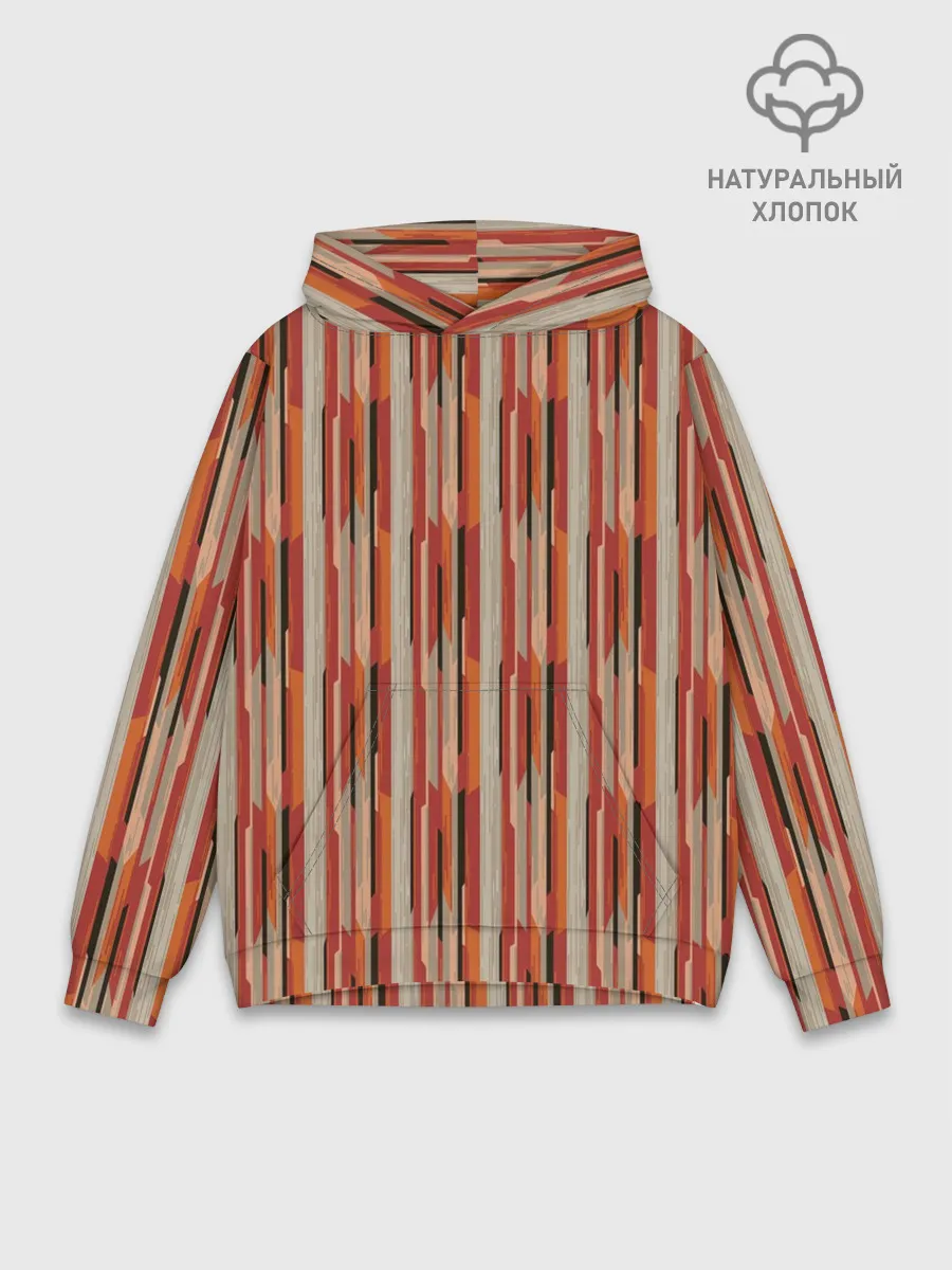 Худи мужской база хлопок / Ритм полос