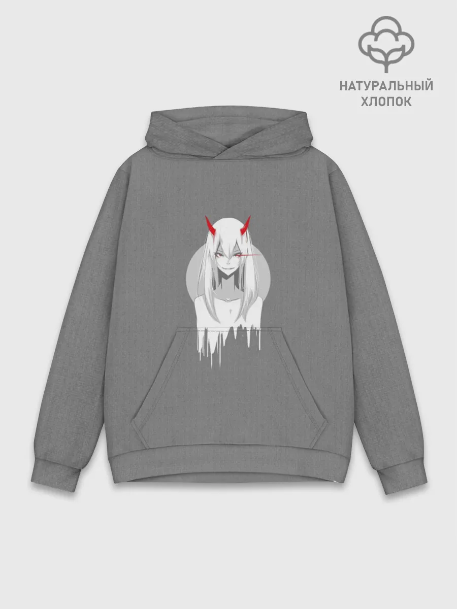 Худи мужской база хлопок / Убийца Напарников Zero Two