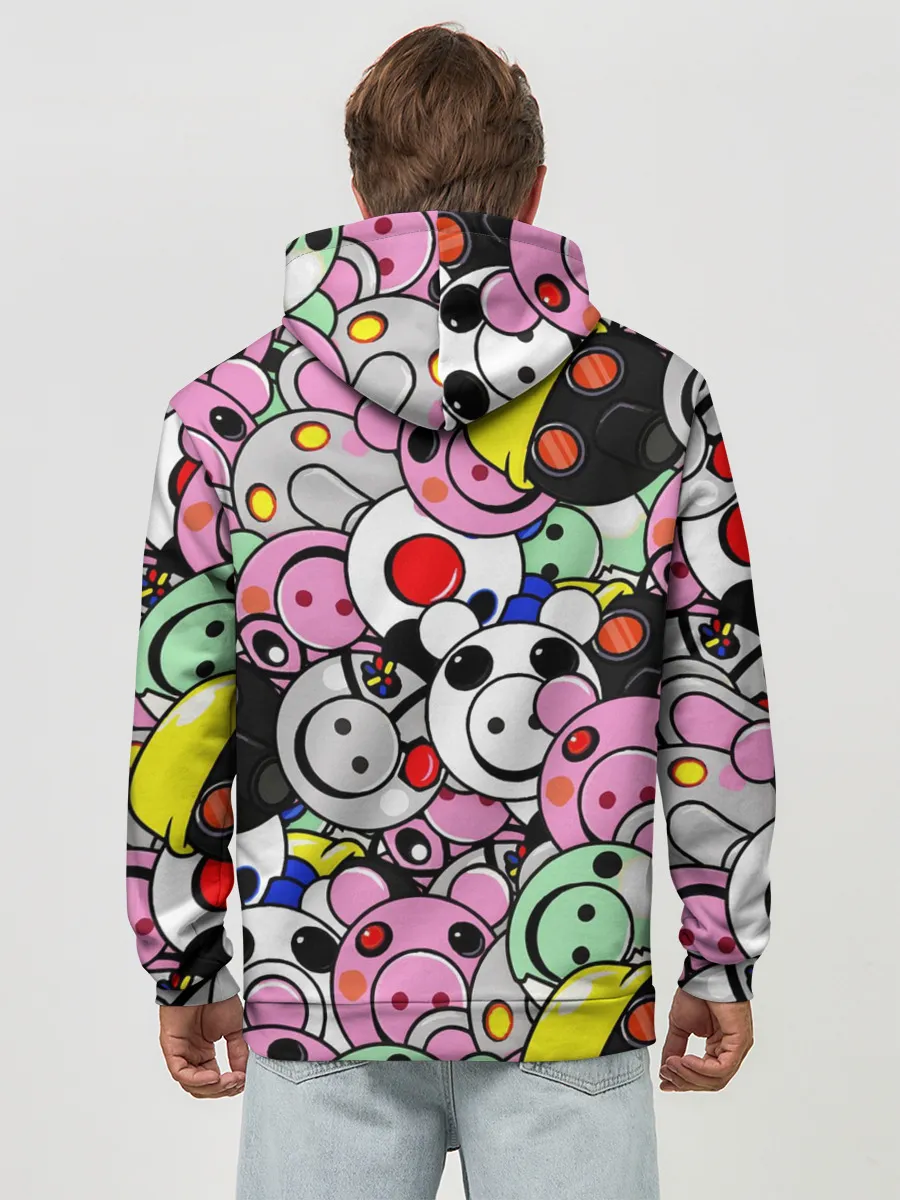 Худи мужской база хлопок / ROBLOX PIGGY