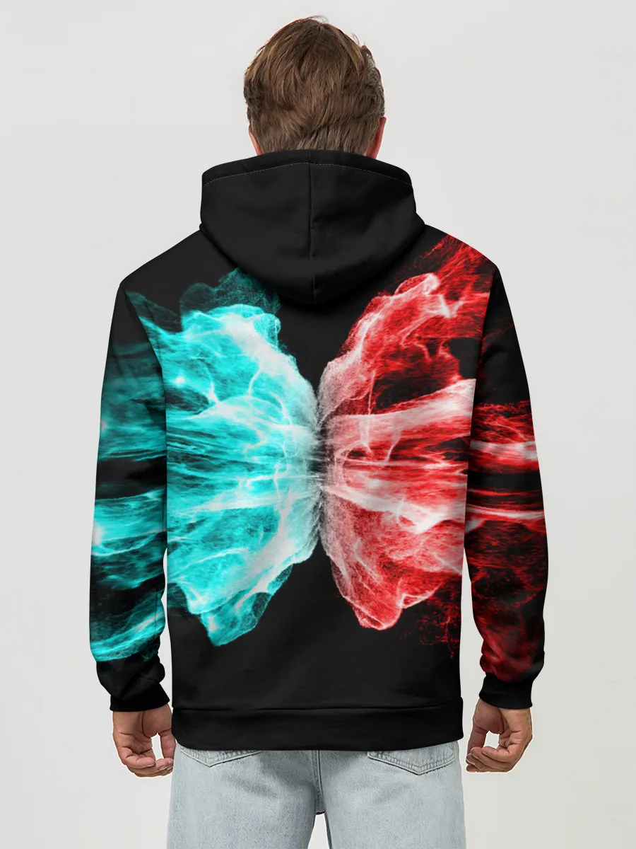 Худи мужской база хлопок / AMONG US - БИТВА ОГНЕЙ