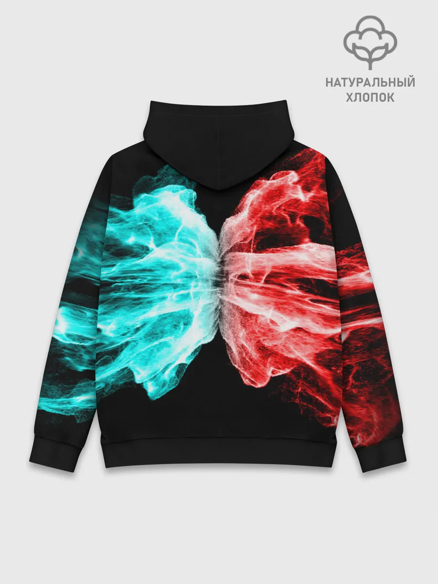 Худи мужской база хлопок / AMONG US - БИТВА ОГНЕЙ