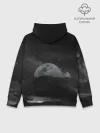 Худи мужской база хлопок / Луна