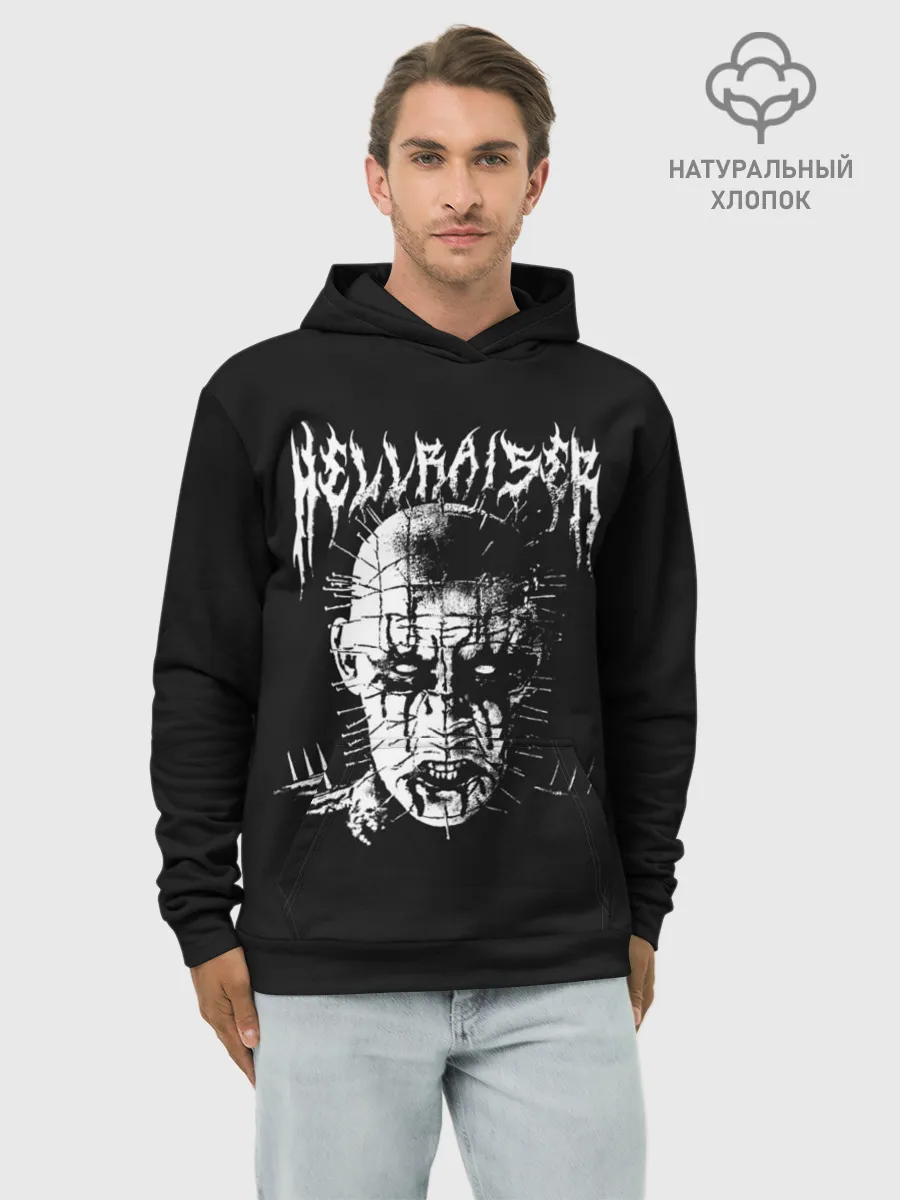 Худи мужской база хлопок / Hellraiser
