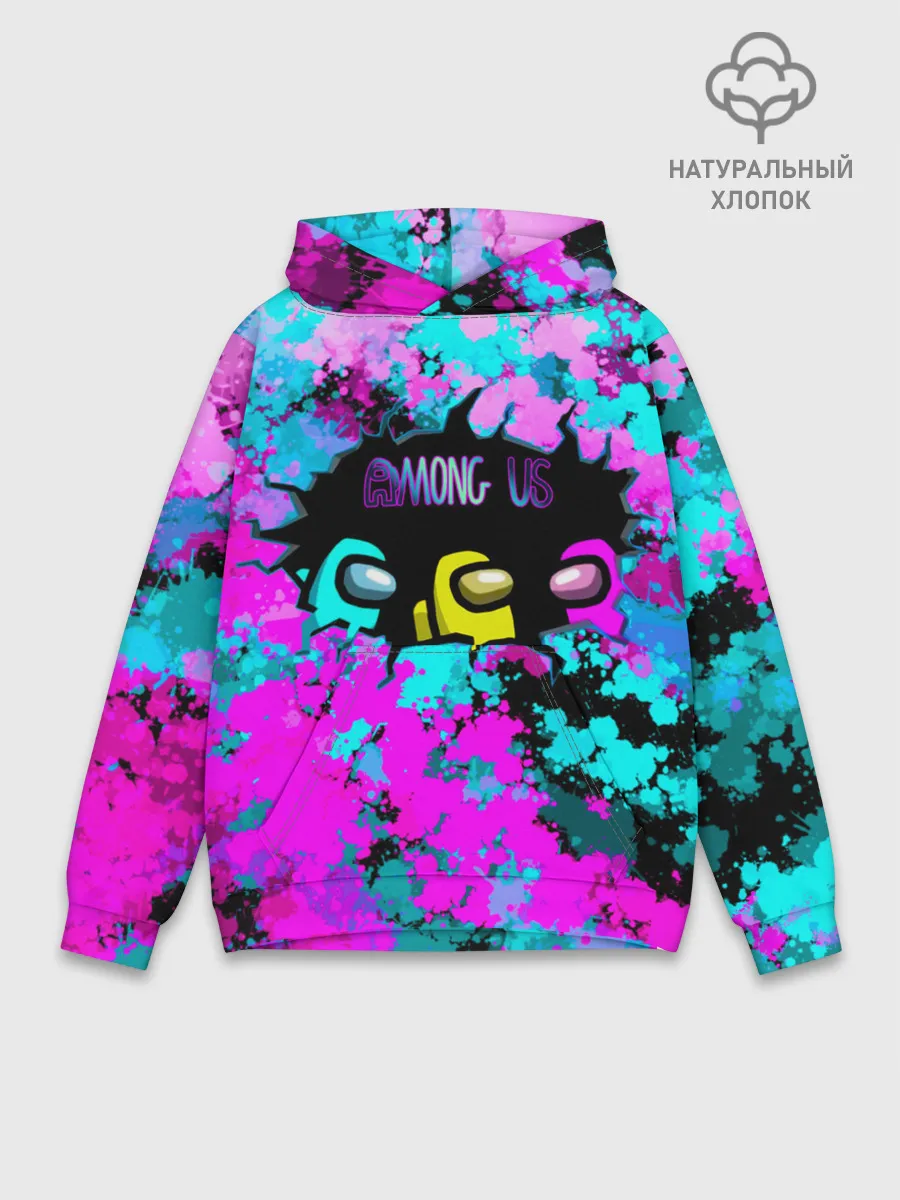 Худи мужской база хлопок / Among Us