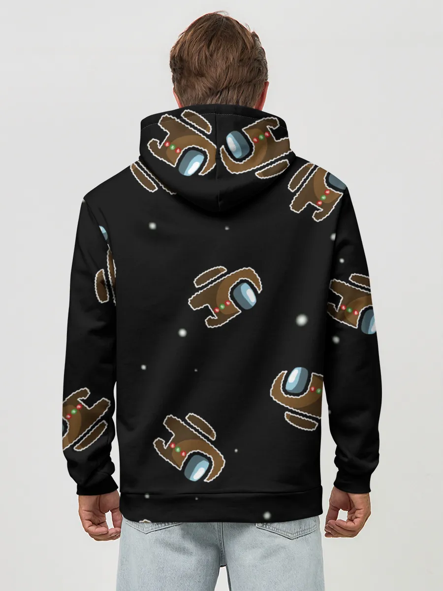 Худи мужской база хлопок / пряник among us