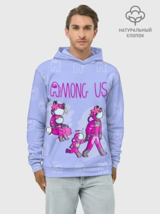 Худи мужской база хлопок / Among Us