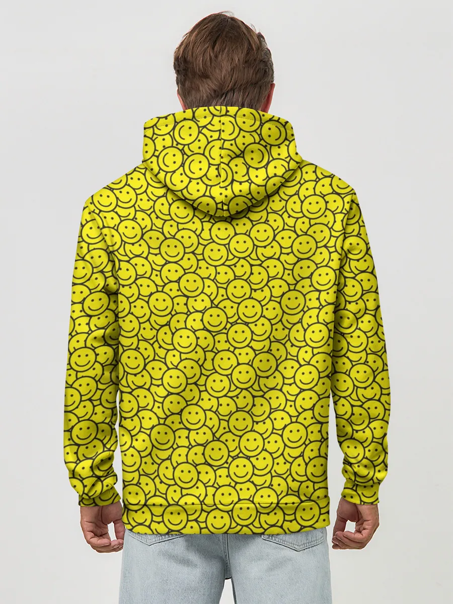 Худи мужской база хлопок / Смайлики
