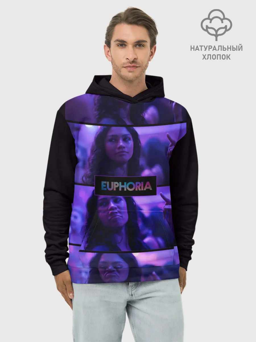 Худи мужской база хлопок / сериал Euphoria