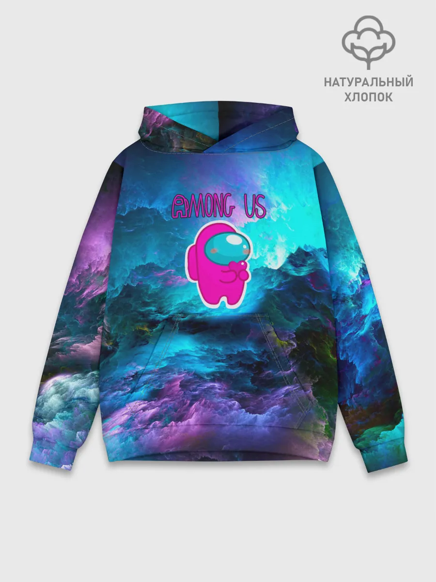 Худи мужской база хлопок / Among Us