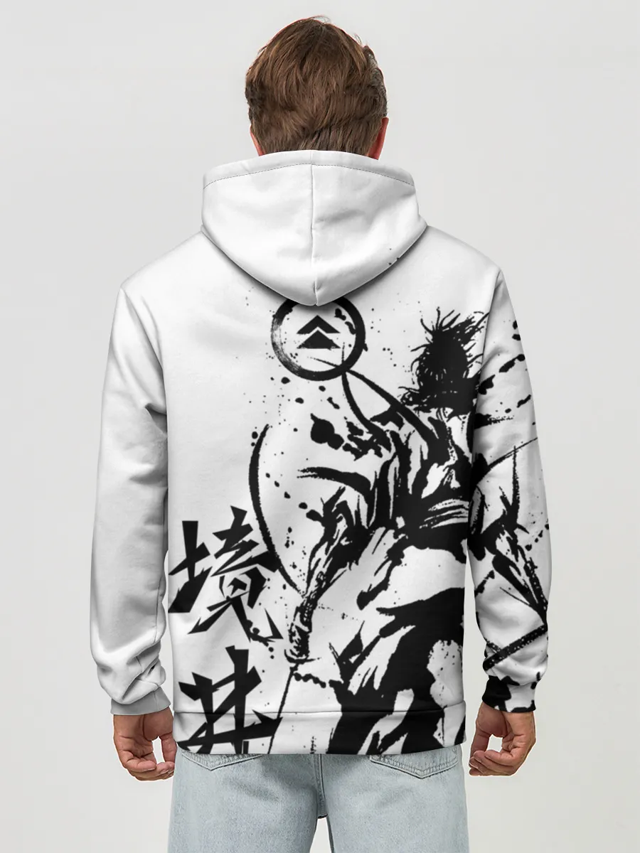 Худи мужской база хлопок / Ghost of Tsushima