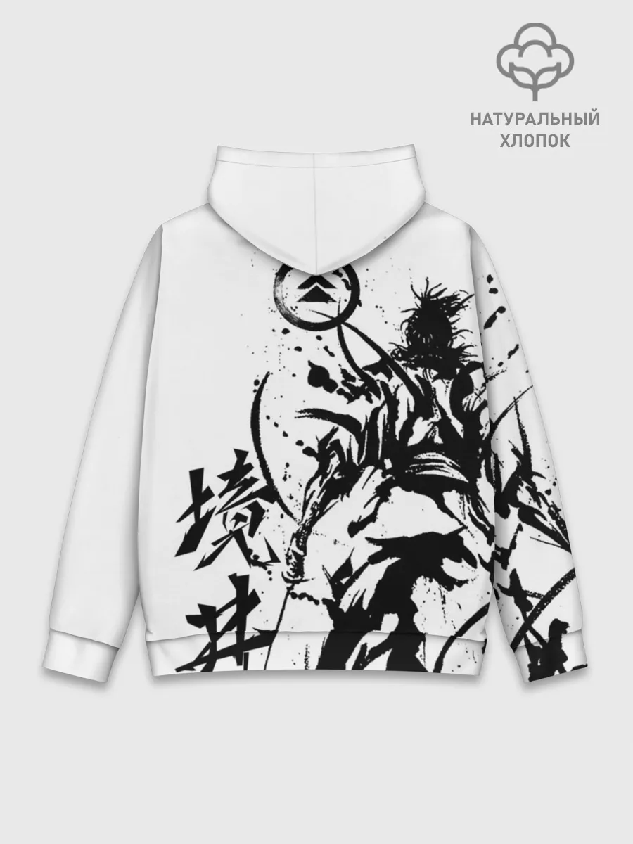 Худи мужской база хлопок / Ghost of Tsushima