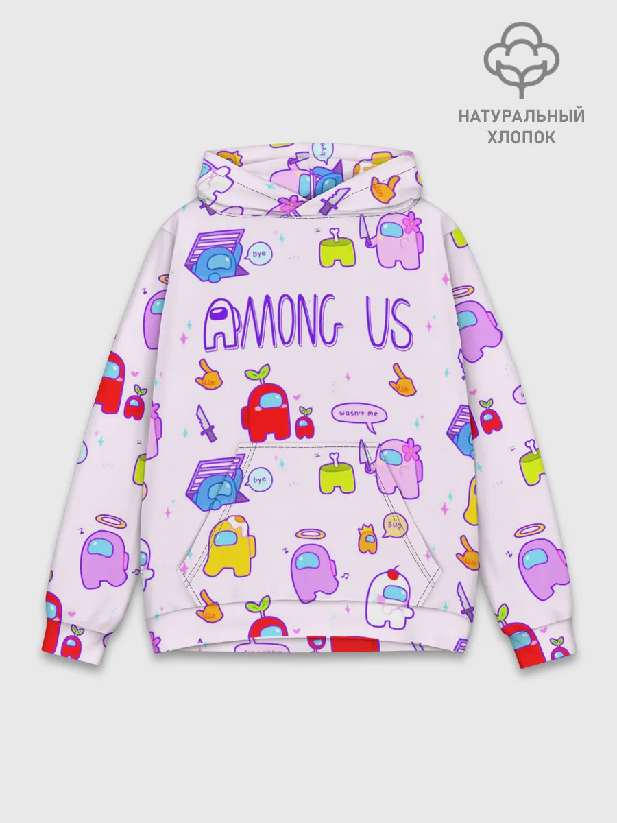Худи мужской база хлопок / Among Us