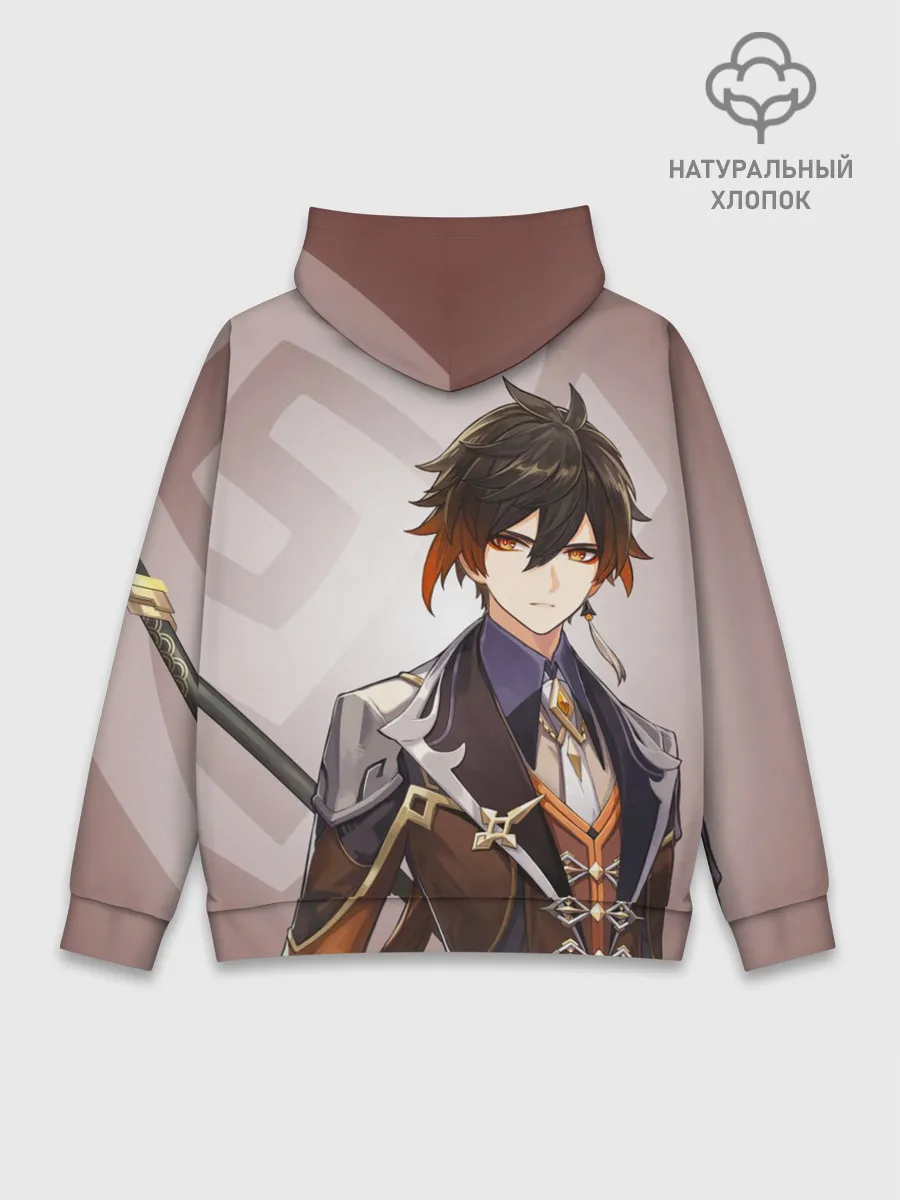 Худи мужской база хлопок / GENSHIN IMPACT, ЧЖУН ЛИ