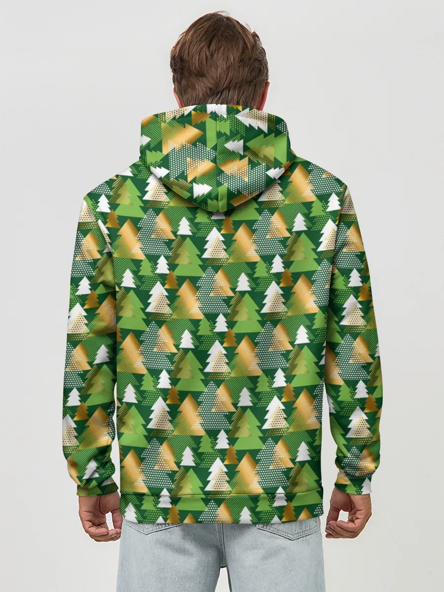 Худи мужской база хлопок / Ёлки