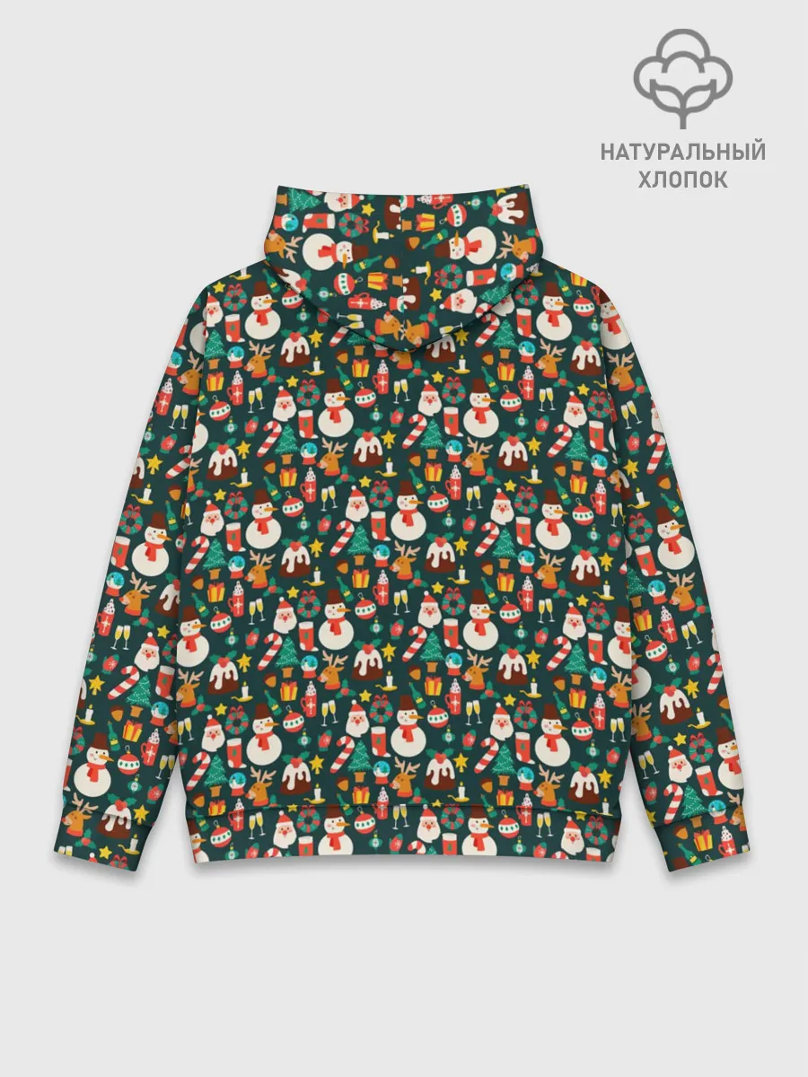 Худи мужской база хлопок / Новый Год