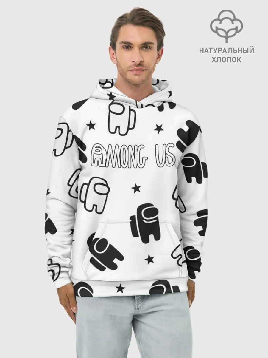 Худи мужской база хлопок / AMONG US