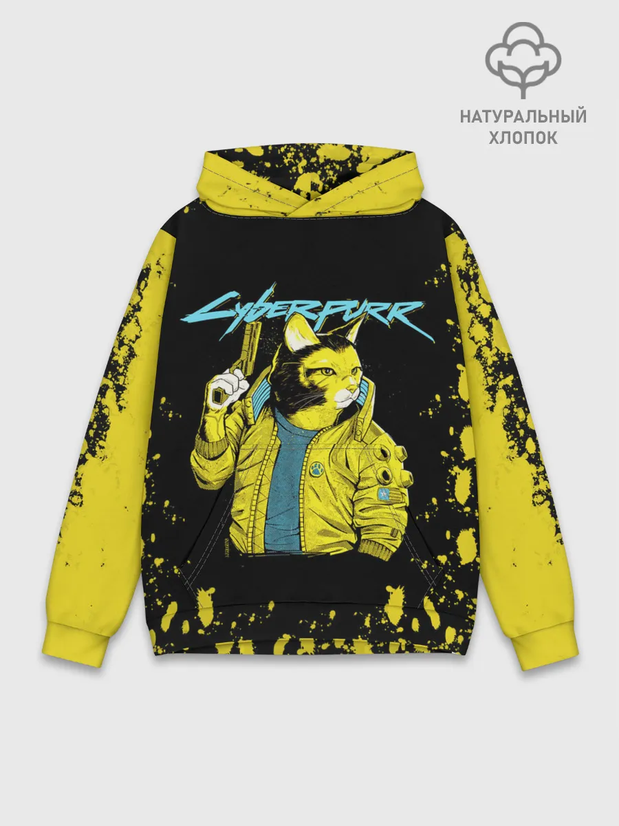 Худи мужской база хлопок / CyberPunk 2077