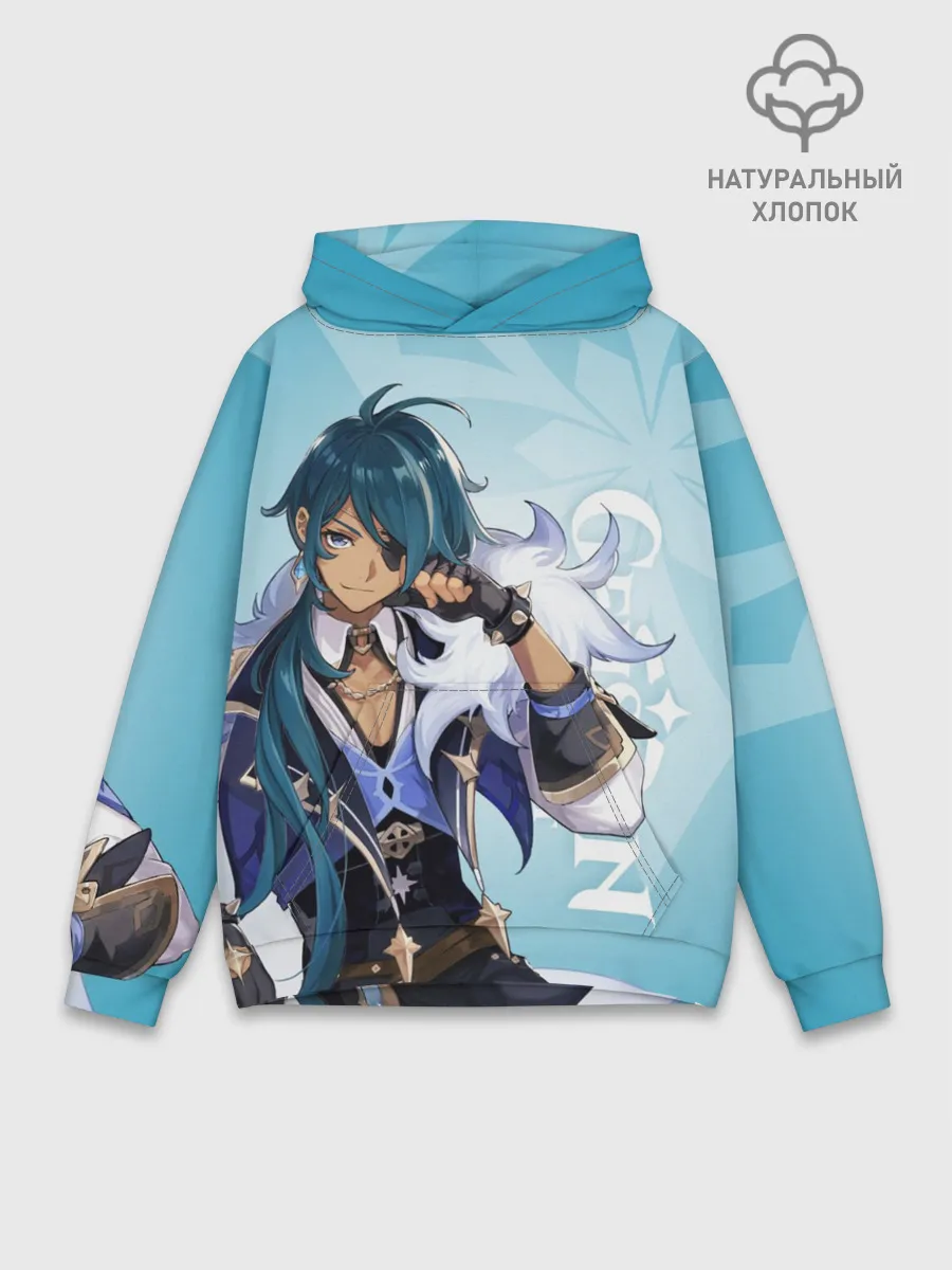 Худи мужской база хлопок / GENSHIN IMPACT, КЭЙА