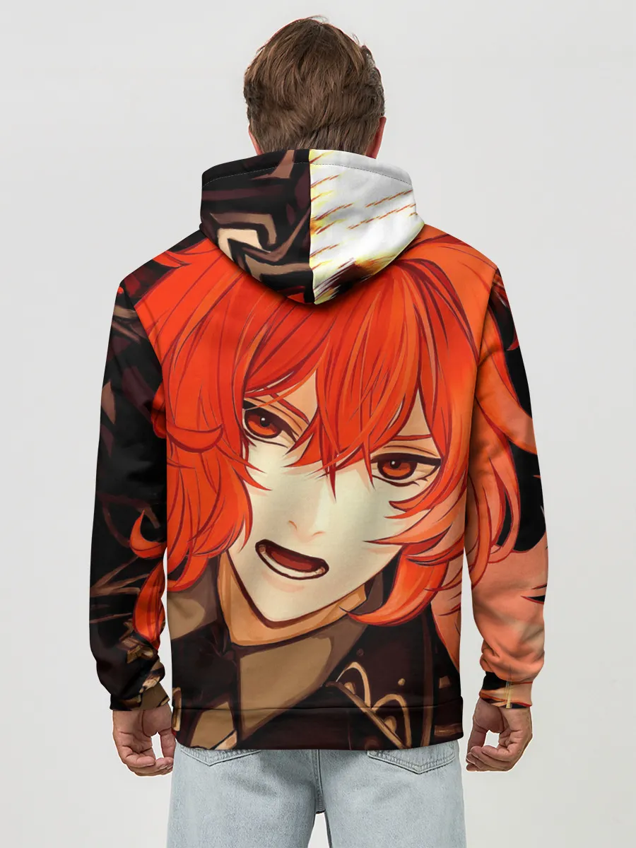 Худи мужской база хлопок / GENSHIN IMPACT DILUC