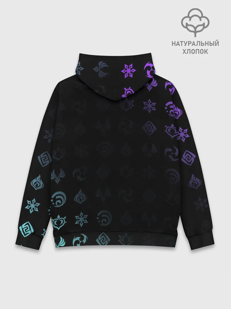 Худи мужской база хлопок / GENSHIN IMPACT