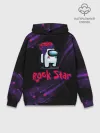 Худи мужской база хлопок / Among Us Rock Star