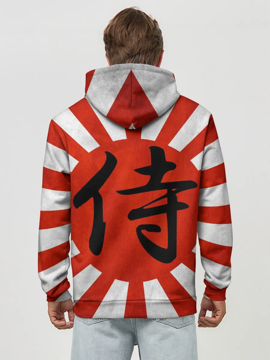 Худи мужской база хлопок / Sun samurai