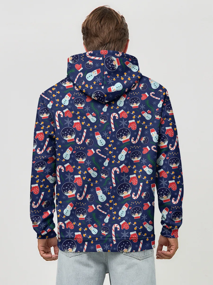 Худи мужской база хлопок / Новый Год