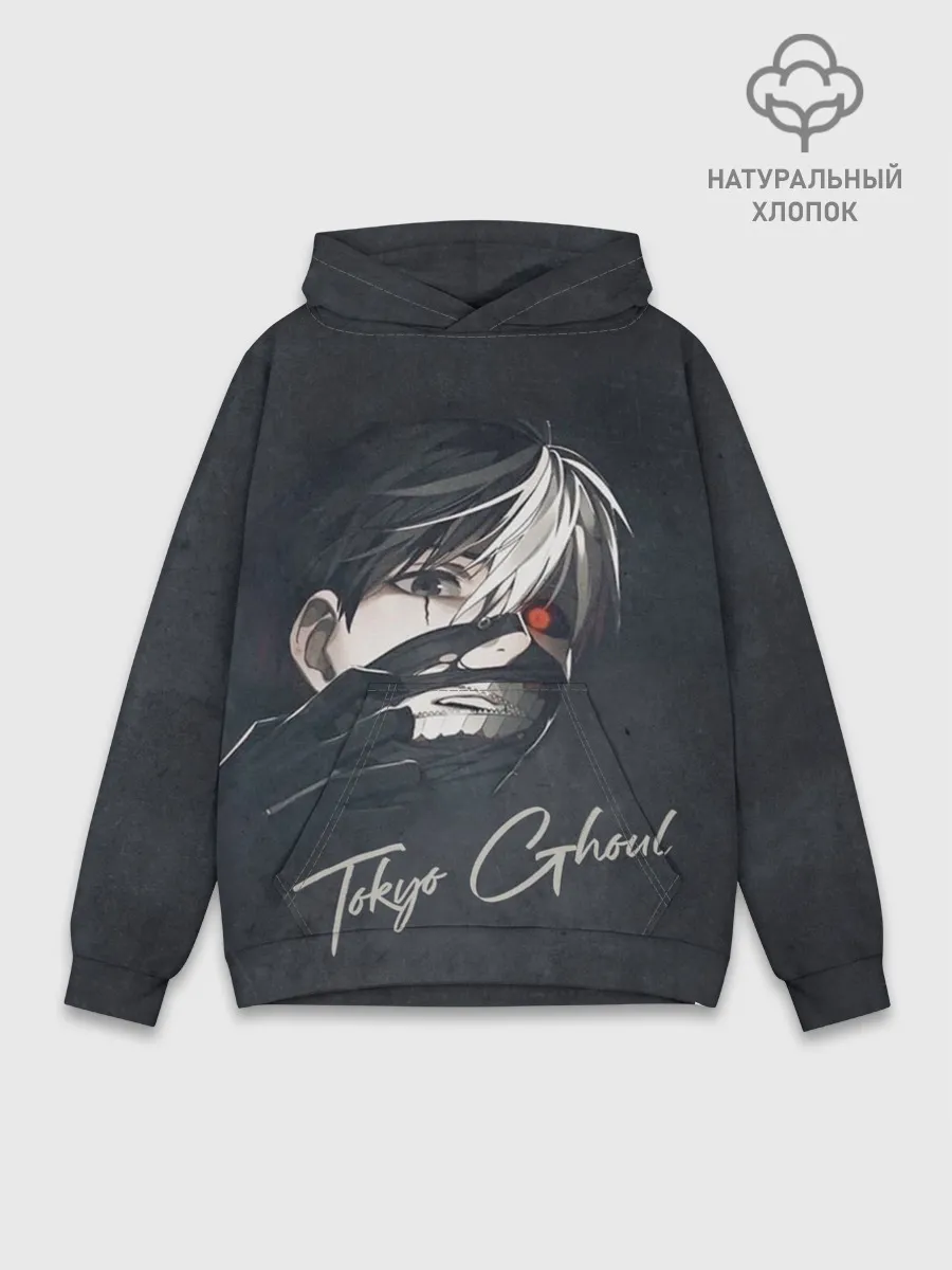 Худи мужской база хлопок / Ken Tokyo Ghoul