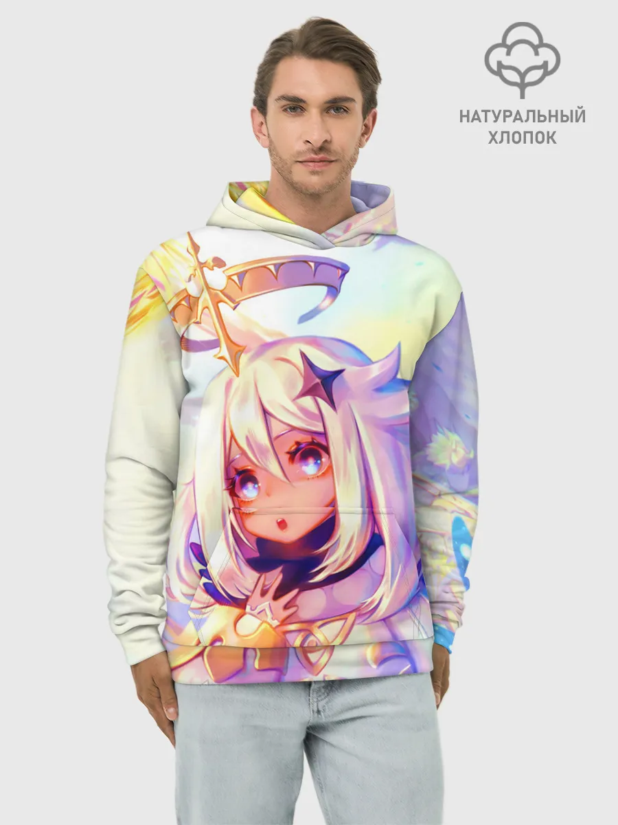 Худи мужской база хлопок / GENSHIN IMPACT