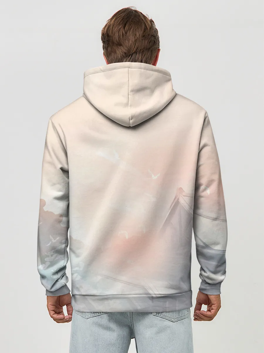 Худи мужской база хлопок / GENSHIN IMPACT Zhongli