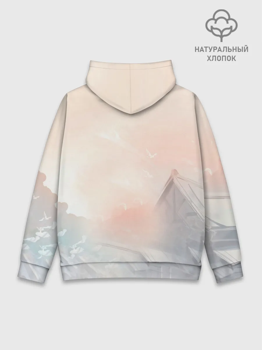 Худи мужской база хлопок / GENSHIN IMPACT Zhongli