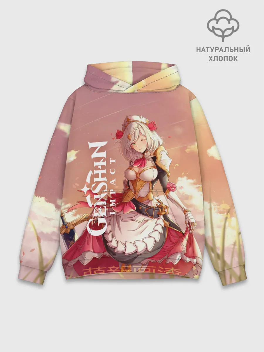 Худи мужской база хлопок / GENSHIN IMPACT