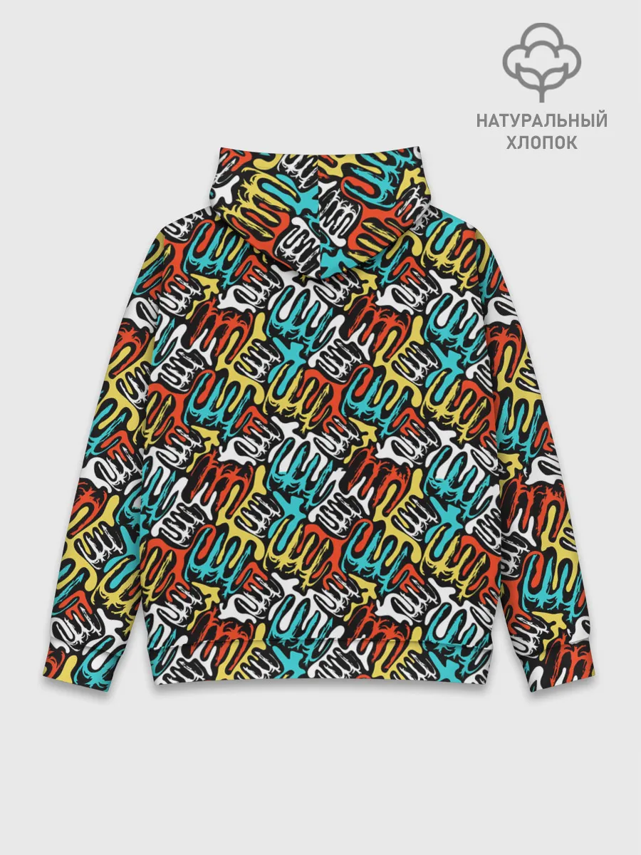 Худи мужской база хлопок / граффити