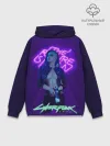 Худи мужской база хлопок / Cyberpunk 2077 V