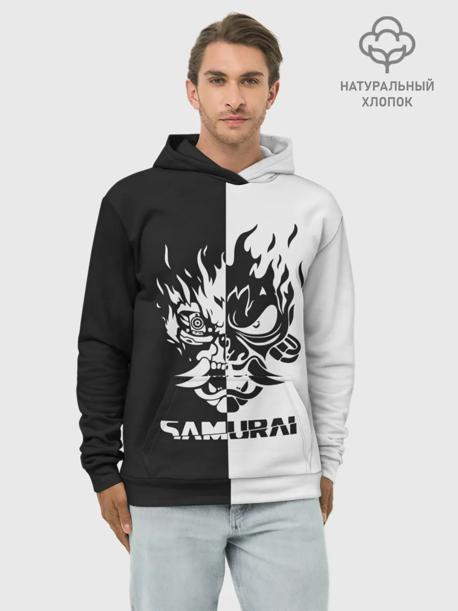 Худи мужской база хлопок / SAMURAI