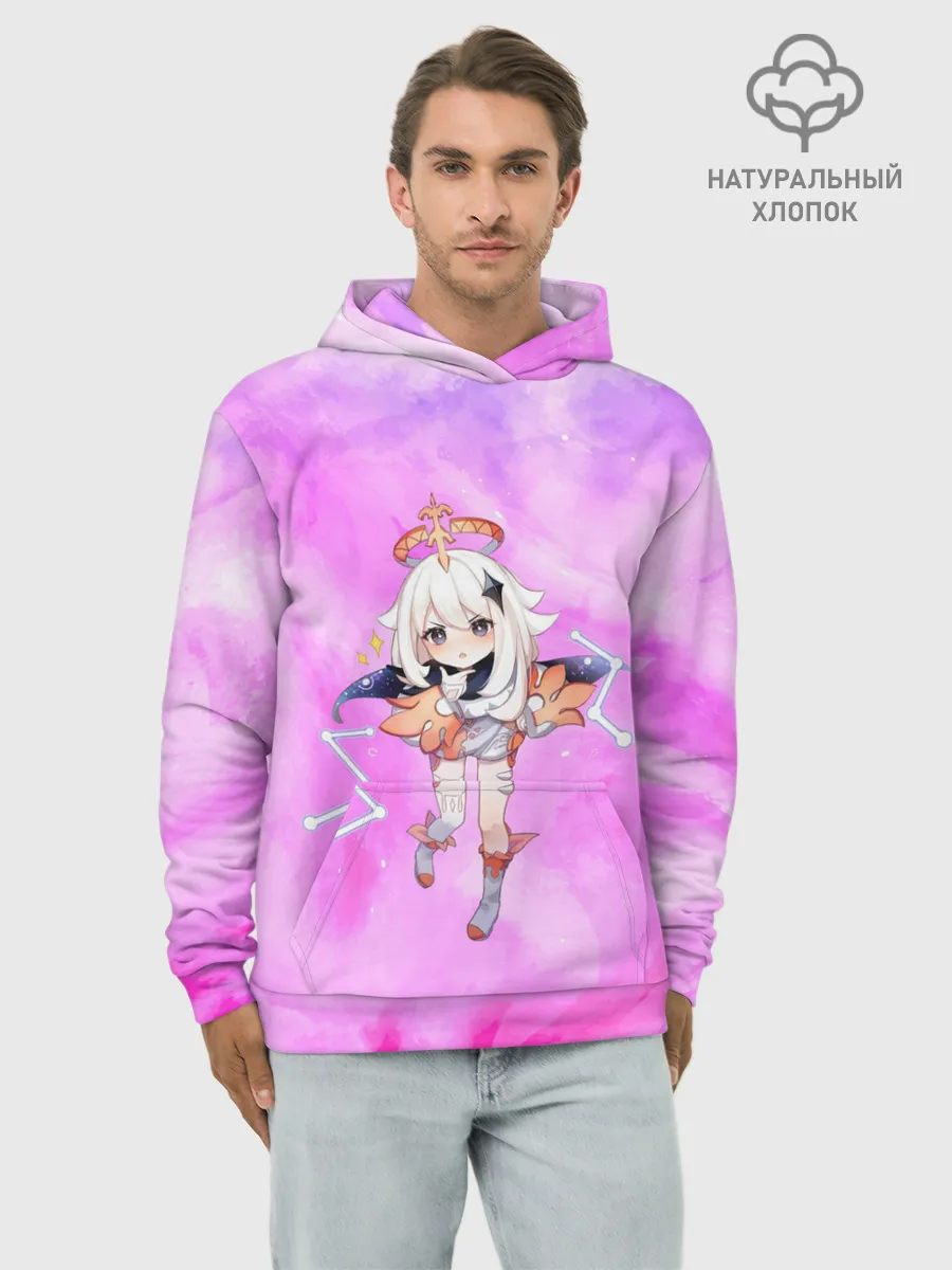 Худи мужской база хлопок / Genshin Impact