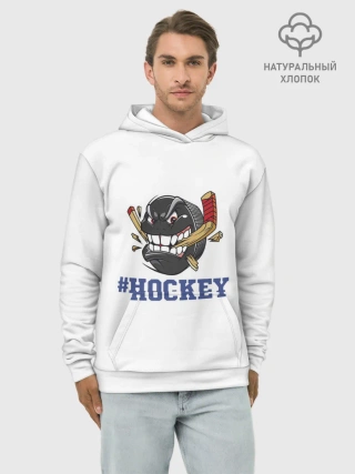 Худи мужской база хлопок / Хоккей
