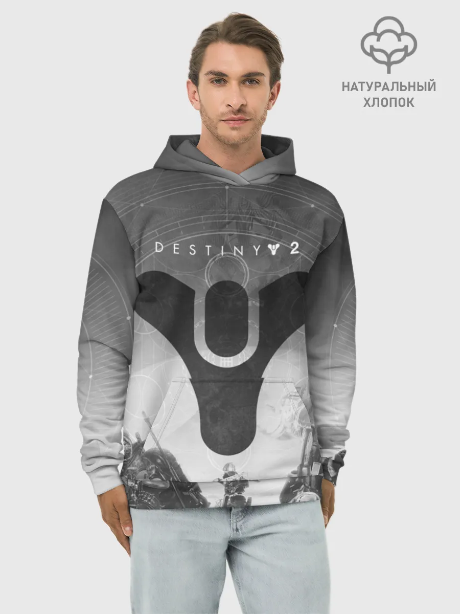 Худи мужской база хлопок / DESTINY