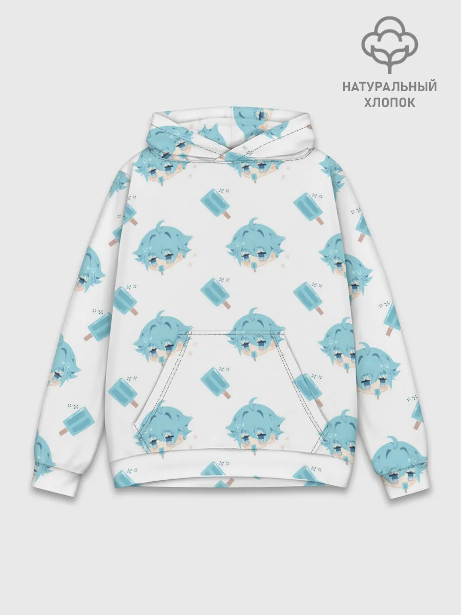 Худи мужской база хлопок / Genshin Impact